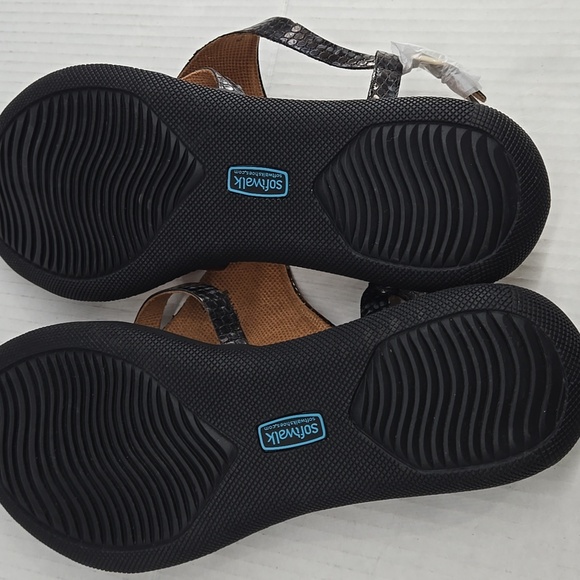 NEW SoftWalk Temara Black Thong Sandals 12W - Picture 7 of 8